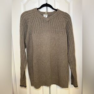 Columbia -  Brown Mens Sweater LongSleeve Pullover Knit Casual Outdoor WinterTop